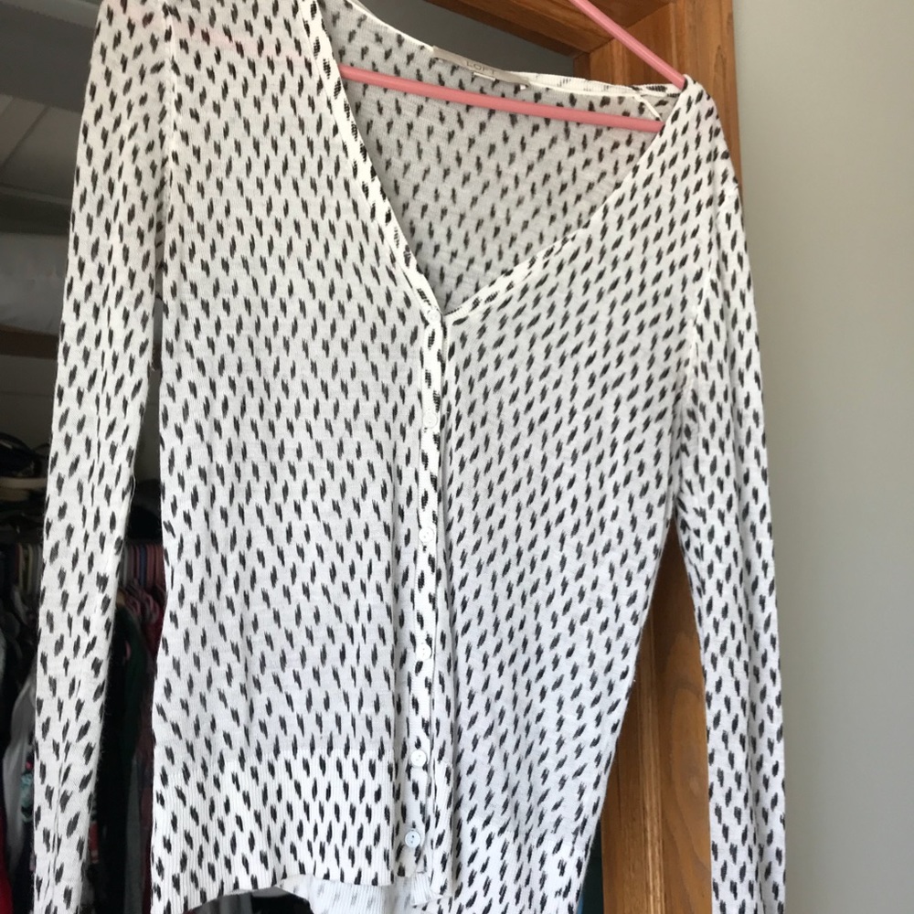 Button down sweater